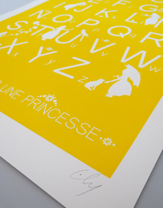 Ely Alphabet Sérigraphie Art Versailles