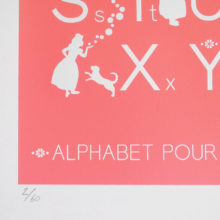 Ely Alphabet Sérigraphie Art Versailles