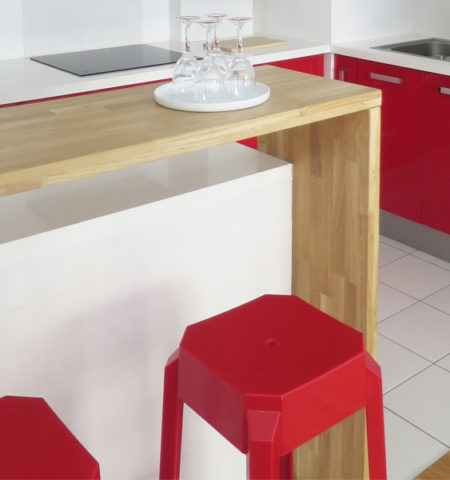 Ely Appartement M Rénovation Bar sur-mesure