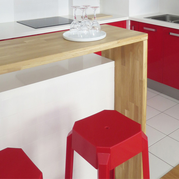 Ely Appartement M Rénovation Bar sur-mesure