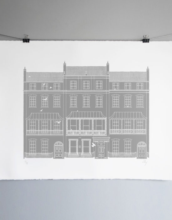 Ely Eugnénie house Sérigraphie Art Bristol