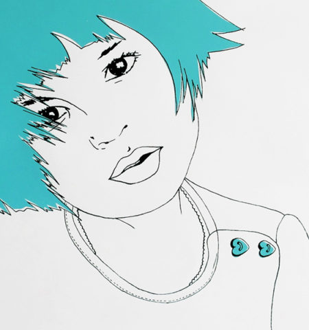 Ely Lou Lou Art Portrait