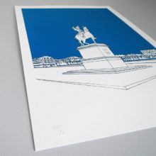 Ely Place d'armes Sérigraphie Art Versailles