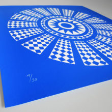 Ely Sous la coupole Sérigraphie Art Versailles