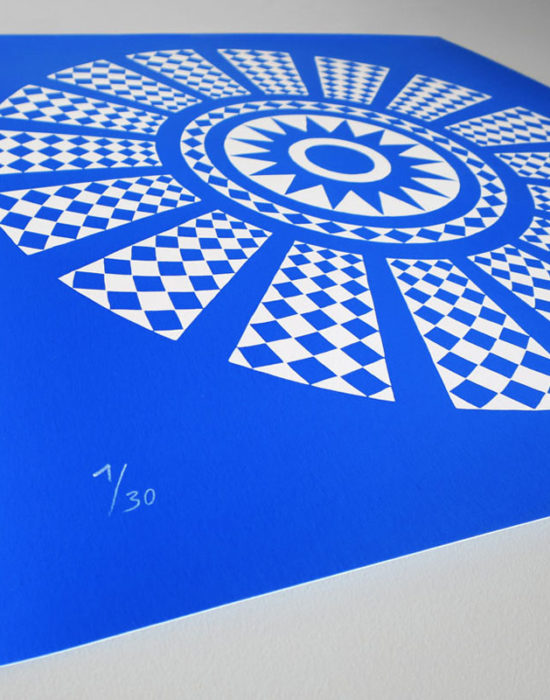 Ely Sous la coupole Sérigraphie Art Versailles