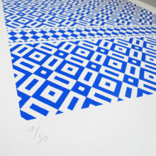 Ely Cour de marbre Sérigraphie Art Versailles