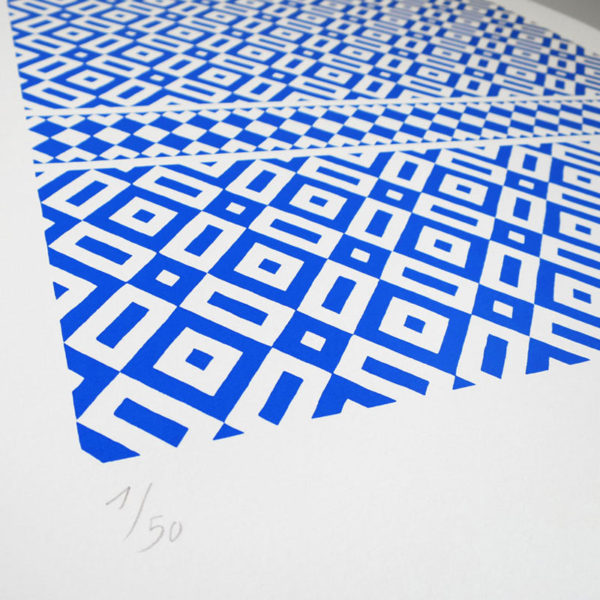 Ely Cour de marbre Sérigraphie Art Versailles