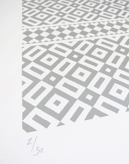 Ely Cour de marbre Sérigraphie Art Versailles